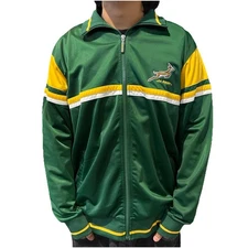 SA Rugby Men's Jacket So Africa Size XL Canterbury Green Embroidered Patch