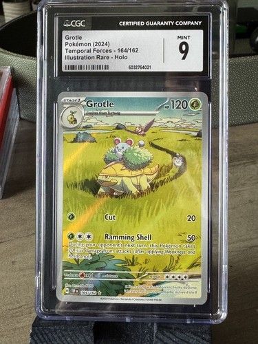 GROTLE Temporal Forces Illustration Rare #164 CGC 10 Gem Mint Pokemon