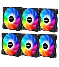 120mm Case Fan,Support 5V ARGB Addressable Motherboard SYNC,Colorful Cooler