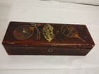 Antique Japanese Lacquer Fan Glove Box