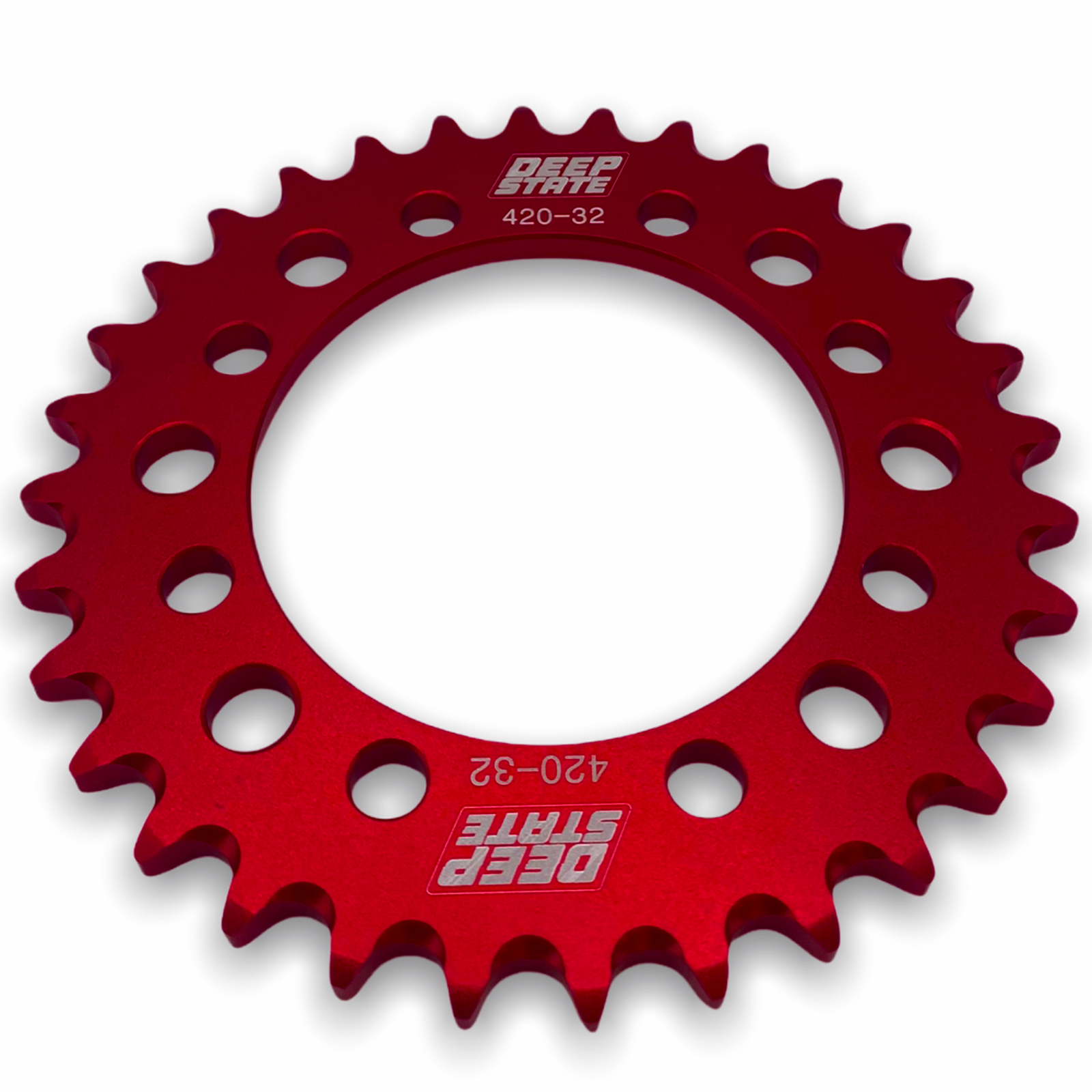 RED 32 TOOTH DEEP STATE 420 SDG PIT BIKE REAR SPROCKET Fits 160cc 190cc PITBIKES