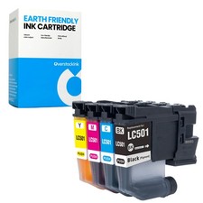 Compatible Black Color Ink Lot fits Brother LC501 MFC-J1260DW J1360DW J1410DW