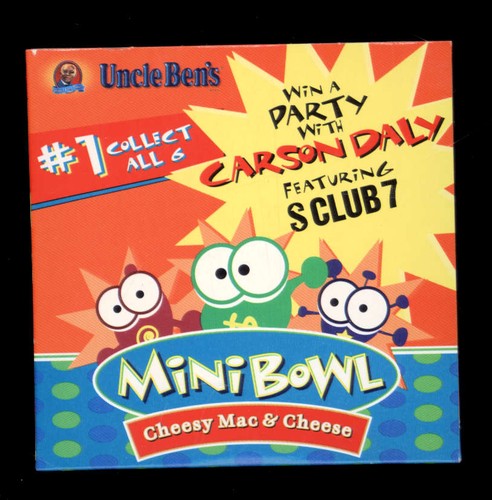 UNCLE BEN'S Disc #1 Mini Bowl Cheesy Mac & Cheese 2001 SOFTWARE PC & MAC music