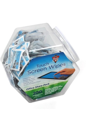 Falcon Touch Screen Wipes 200/Pack Office Share Pack Dust-Off (M1) - Picture 2 of 6