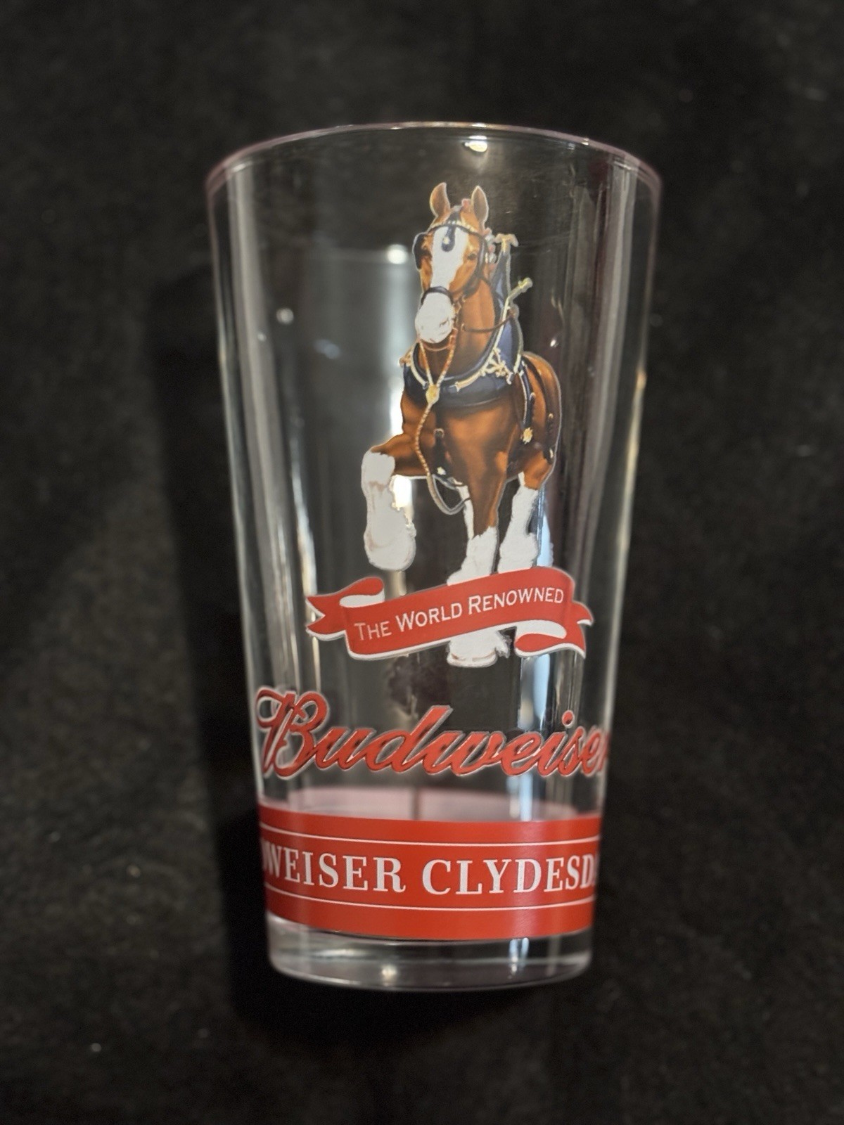 Budweiser Clydesdales Pint Glass 2021 Collectors Edition The World Renowned