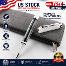 TWSBI ECO Fountain Pen Transparent Piston Fill Resin Multiple Colors Nib Sizes
