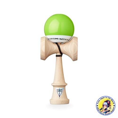 KROM けん玉 黄緑 3本セット KROM POP Kendama LOL Sticky Clear Lime Green | eBay