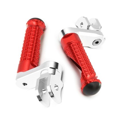 Red Mpro Front Rider Footpegs For Yamaha XVS400 V-STAR Drag Star 400 96-12 11 10