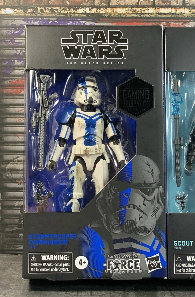 Star Wars Black Series Stormtrooper Commander Scout Trooper Juego Grandes Lote Foto 2 de 4