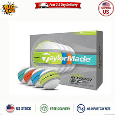 TaylorMade Tour Response Stripe Golf Balls - Multi - One Dozen