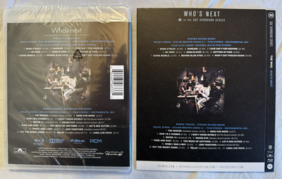 Who's Next: Blu-Ray Audio SDE #31 Atmos NEW SEALED w Who's Next: Blu-Ray Audio SDE #31 Atmos NEW SEALED w