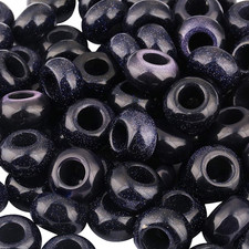 Natural Gemstone Beads for Jewelry Making, Rondelle Large Hole Loose Beads Pack