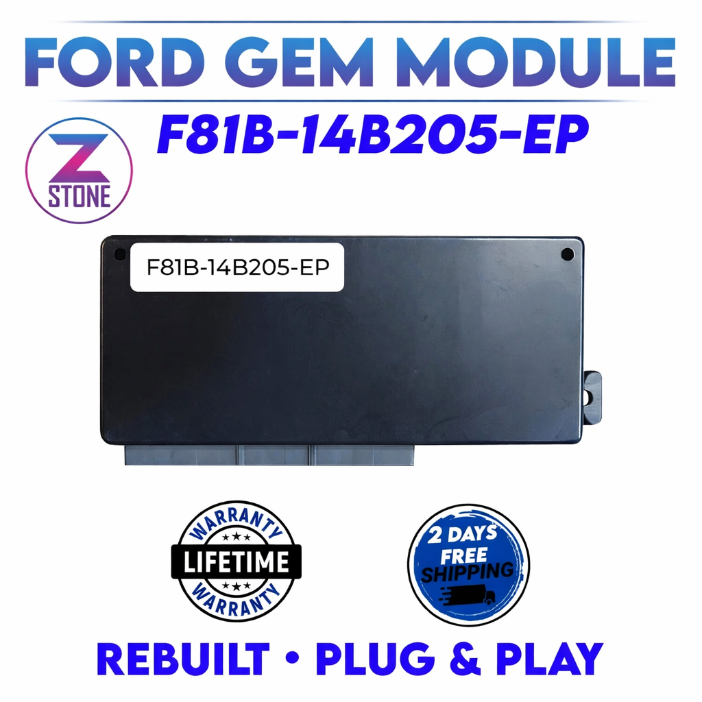 Functions Control Module Box Rebuilt F250 F350 1999-2001 GEM BCM Multi-Function Control Module F81B ...