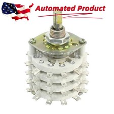 KCZ8X5 6mm Dia Shaft 8P5T 8 Pole 40 Position Band Channel Selector Rotary Switch