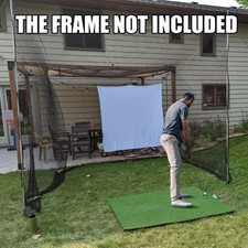 10X10X10FT Golf Practice Net Cage w/ Carry Bag Hitting Net Kit Indoor Outdoor