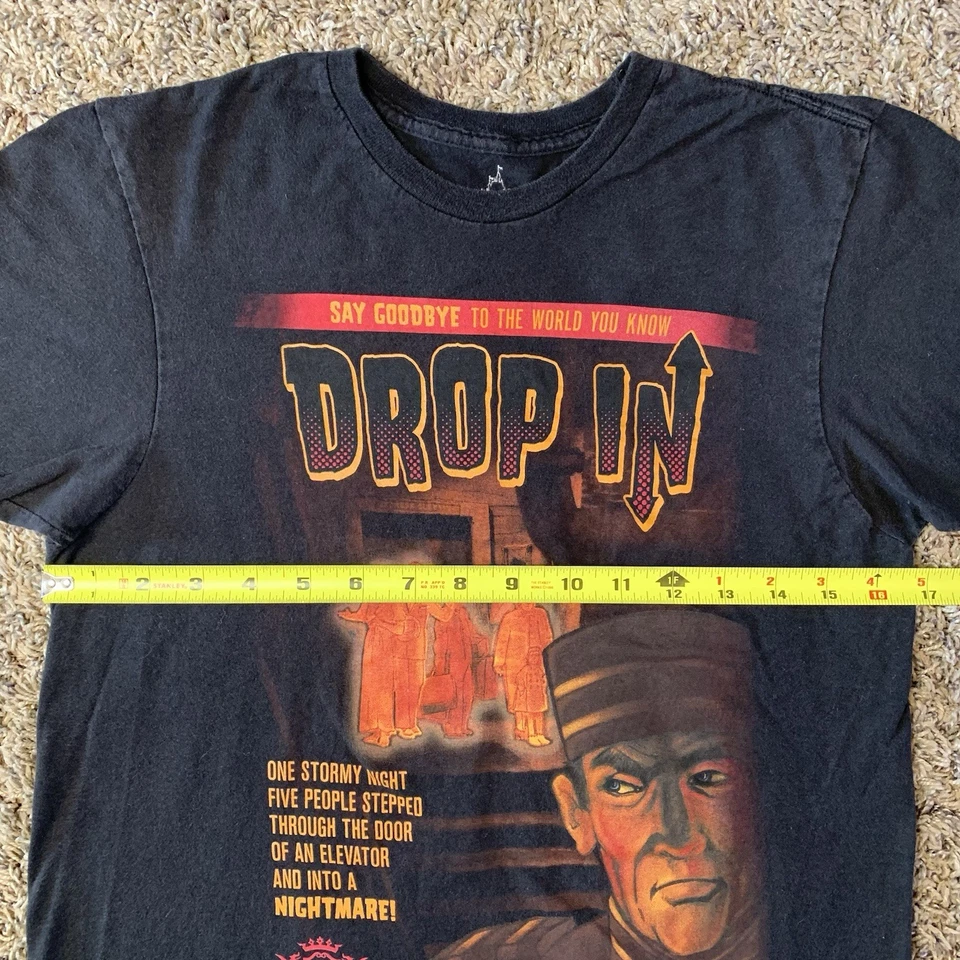 Camisa Disneyland Walt Disney World Hollywood Torre del Terror Adulto Pequeña Drop In Foto 4 de 4