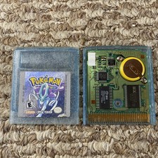 Pokemon Crystal Version Nintendo Game Boy Color GBC Authentic New Battery Saves