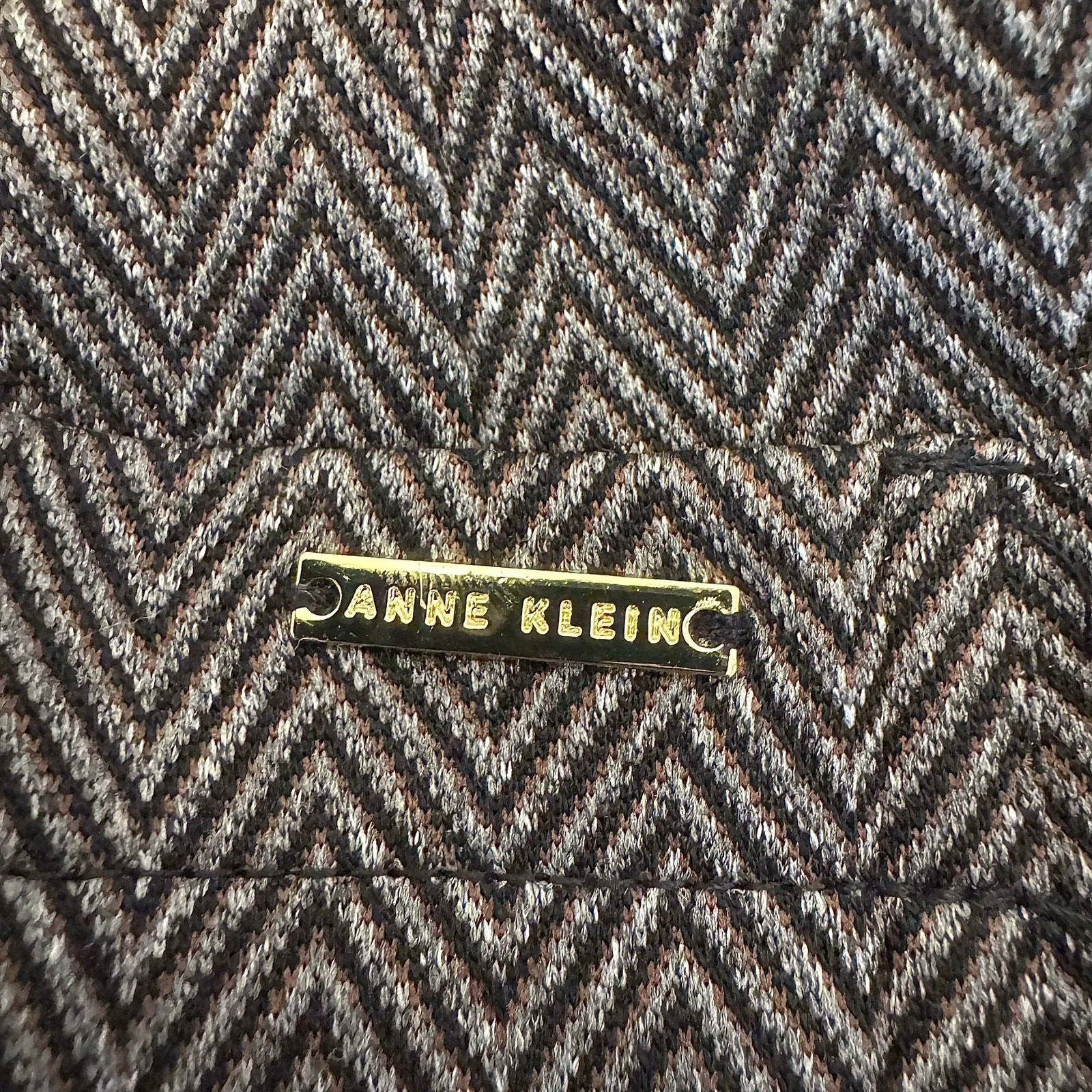 Anne Klein Herringbone Open Front Patch Pockets N… - image 7