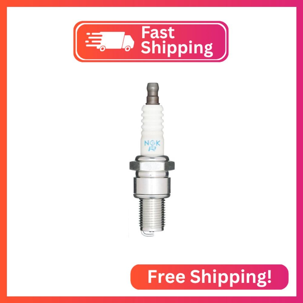 NGK 3961 Standard Spark Plug - BR8ES SOLID, 4 Pack