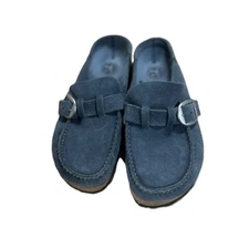 Birkenstock Buckley Navy Color Suede Leather Supportive Narrow Size 36 No Box