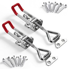 2-Pack 4001 Toggle Latch Clamp with Lock Hole, 304 Stainless Steel Adjustable...