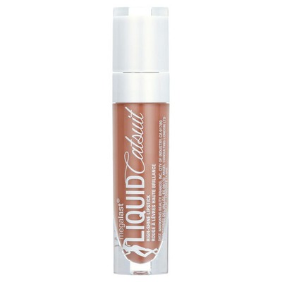 wet n wild MegaLast Liquid Catsuit High-Shine Lipstick, Send Nudes