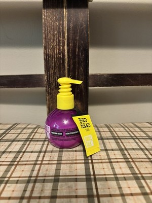 TIGI Bed Head Small Talk Thickening Cream 4.23oz New Unique Bottle Purple Yellow