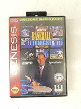 ESPN Baseball Tonight (Sega Genesis, 1994) game untested/used