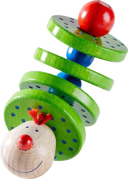 Haba 1068 Flapsi Greifling Holzspielzeug Ab 6 Monaten Motorikspielzeug Baby-image