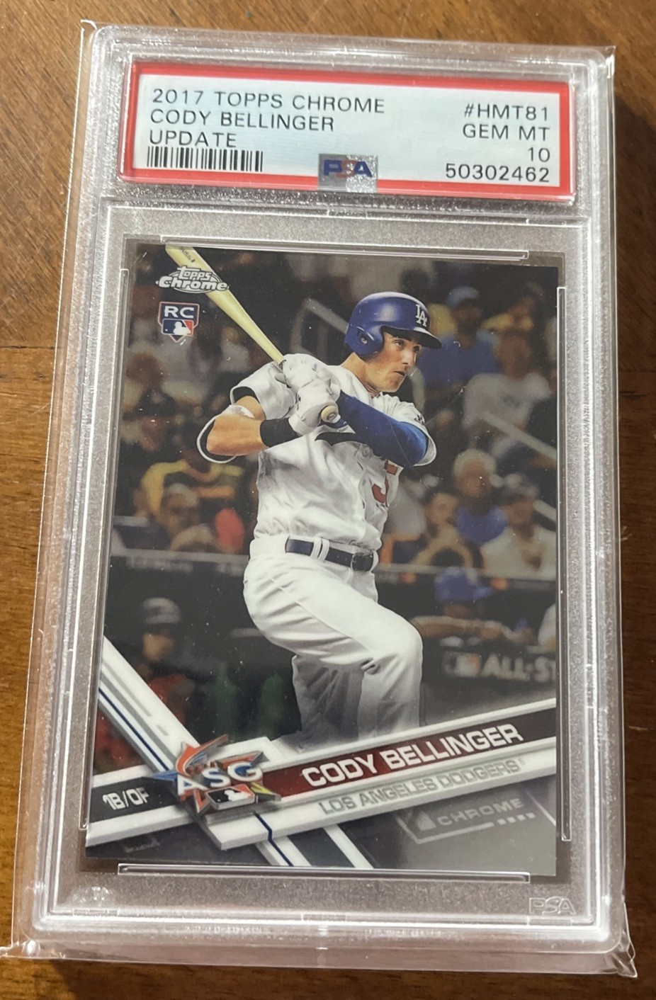 CODY BELLINGER 2017 Topps CHROME UPDATE #HMT81 PSA 10 GEM MT QTY