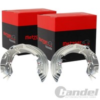 2X Metzger Spritzbleche Bremsscheiben Vorne Passend FÜR BMW 1 3 Z4
