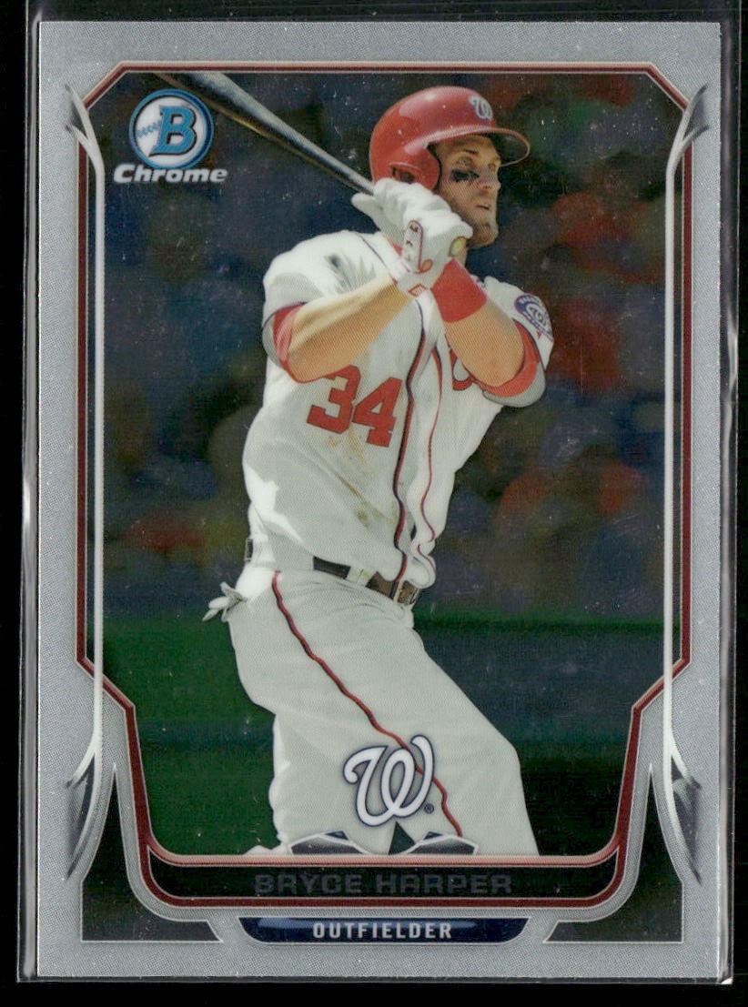 2014 Bowman Chrome Bryce Harper #175 Washington Nationals