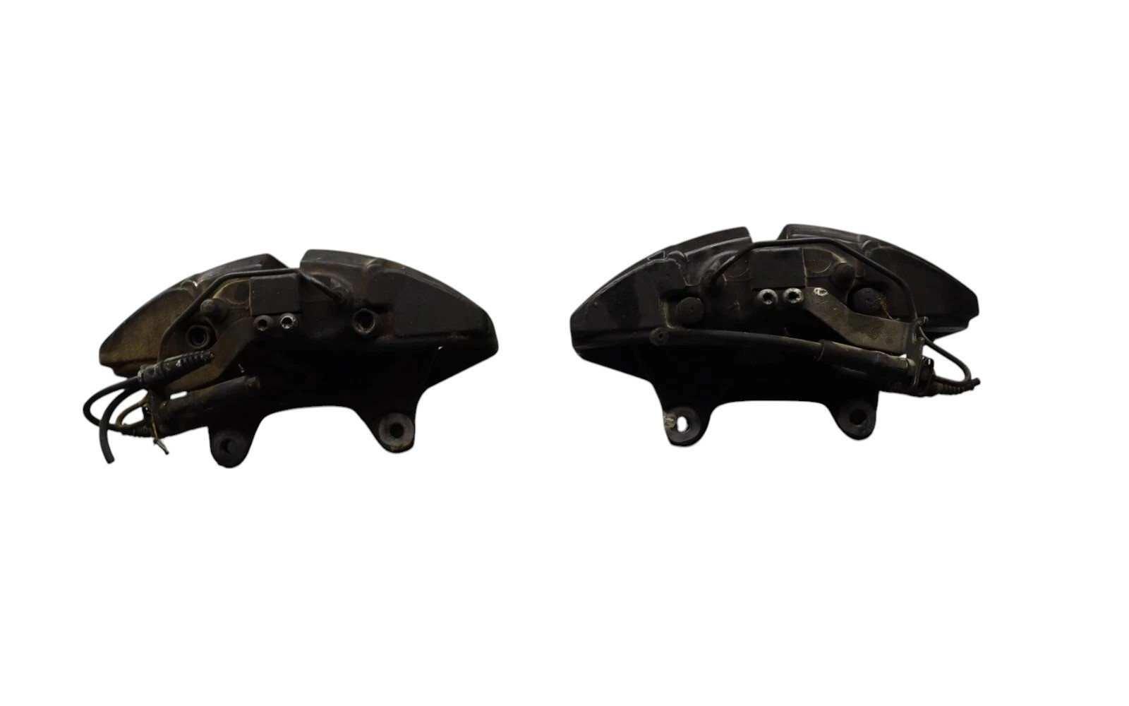 05-11 Bentley Continental Front Left & Right Side Brake Calipers Black Oem