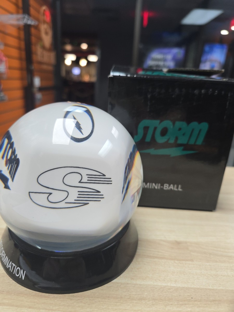 Storm Mini Bowling Ball, Teal, Paint The Lanes Breast Cancer
