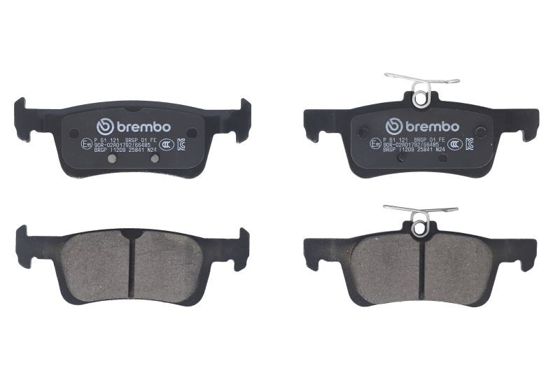 2x ✅Fits BREMBO P 61 121 Brake Pad Set, disc brake P 61 121 Brake pa ⭐UK Seller⭐