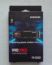 Samsung 990 PRO 1TB M.2 NVMe Internal SSD - MZ-V9P1T0B/AM - NEW - FACTORY SEALED