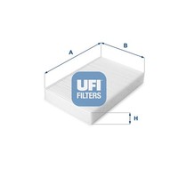 UFI 53.223.00 Filter, Innenraumluft Passend FüR Nissan Renault