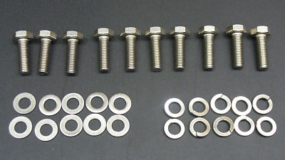 FORD 6.8 LITER V10 STAINLESS EXHAUST MANIFOLD BOLTS  *FITS ANY V10*