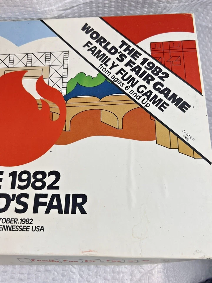 Juego de mesa Knoxville World's Fair 1982 de colección raro difícil de encontrar completo Foto 4 de 4
