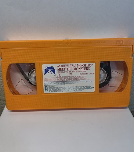 AAAHH! Real Monsters Meet the Monsters Nicktoons VHS 1997 Nickelodeon - Picture 3 of 3
