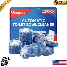 Vacplus Automatic Toilet Bowl Cleaner Tablets, Bathroom Toilet Tank Cleaner 100