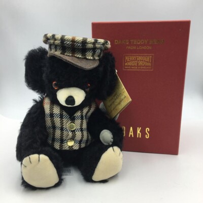 Merrythought Daks Black Cheeky teddy bear Limited edition of 300