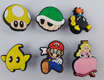 Super Mario Shoe Charms/Schuhstecker/Pin für Crocs Dekoration Geschenk Set H