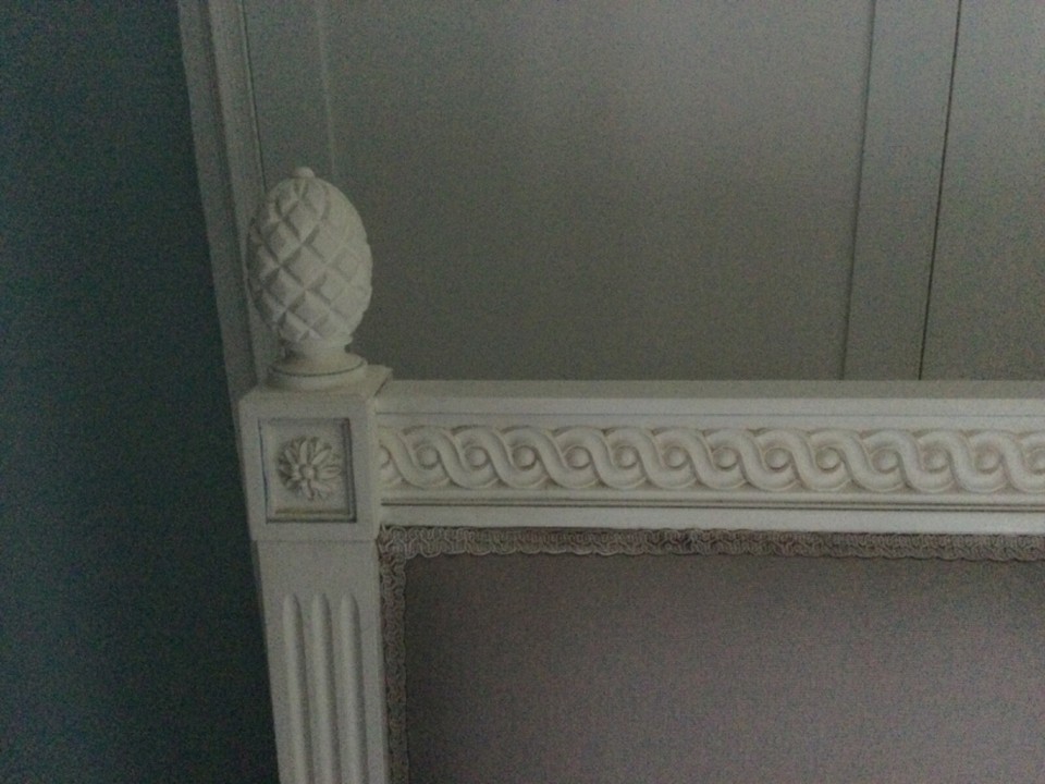 King size french antique style bed headboard eBay