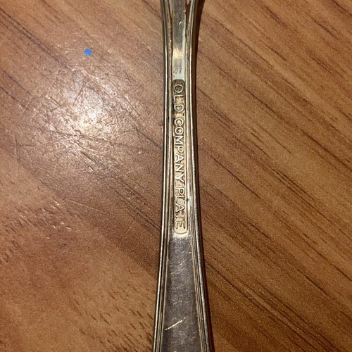 Varios Vintage 3 cucharas 1 tenedor Wm Rogers Old Company Plate Oneida Ltd - Imagen 7 de 10