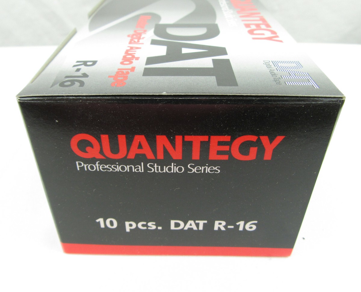 QUANTEGY DAT R-16 10個パック Quantegy R-16 DAT Digital Audio Tape Box of 10 - New Old