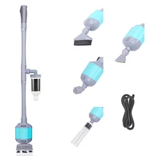 hygger 🔥 Electric Gravel Vacuum Cleaner Pump Aquarium Fish Tank Water Siphon