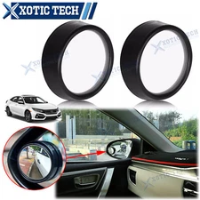 360° Wide Angle Blind Spot Mirrors Convex Rear Side View For Honda Accord Civic