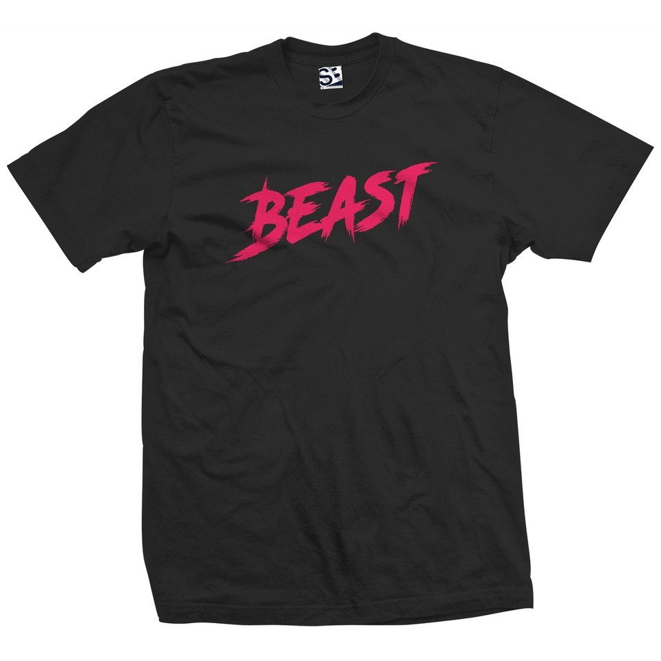 Beast Rage T-Shirt | Workout Motivation Hustle Mindset Gym Sports | Tee ...