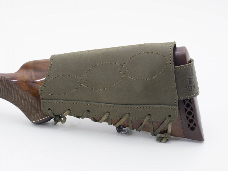 Tourbon-Juste de crosse de fusil en cuir vintage, extension réglable avec inserts pour Droitier